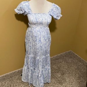 🌷O.P.T Smocked Layered Ruffle Dress XS NOT WORN. No tags anymore